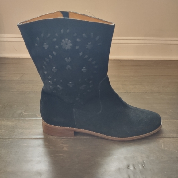 Jack Rogers Kaitlin Suede Ankle Pull On Boots - Picture 11 of 14